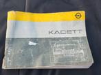 Opel Kadett-E Handleiding Instructieboek Nederlands, Auto diversen, Handleidingen en Instructieboekjes, Ophalen