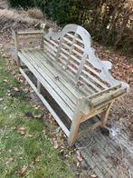 BANC EN TECK UNIQUE, Jardin & Terrasse, Enlèvement, Comme neuf