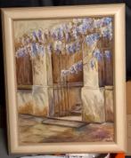 Schilderij op doek in kader, Antiek en Kunst, Ophalen
