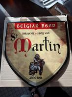 Saint Martin Br Brunehaut emaille bord, Verzamelen, Biermerken, Verzenden, Nieuw, Reclamebord, Plaat of Schild, Overige merken