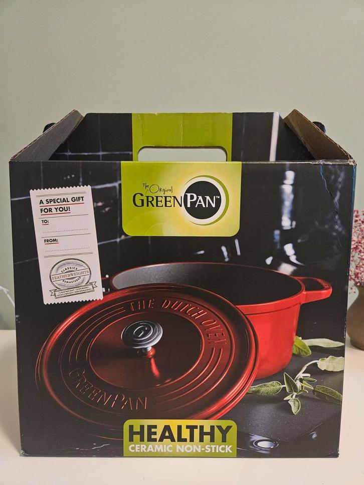 Greenpan stoofpot featherweights 26 cm (NIEUW), Maison & Meubles, Cuisine | Casseroles & Poêles, Enlèvement