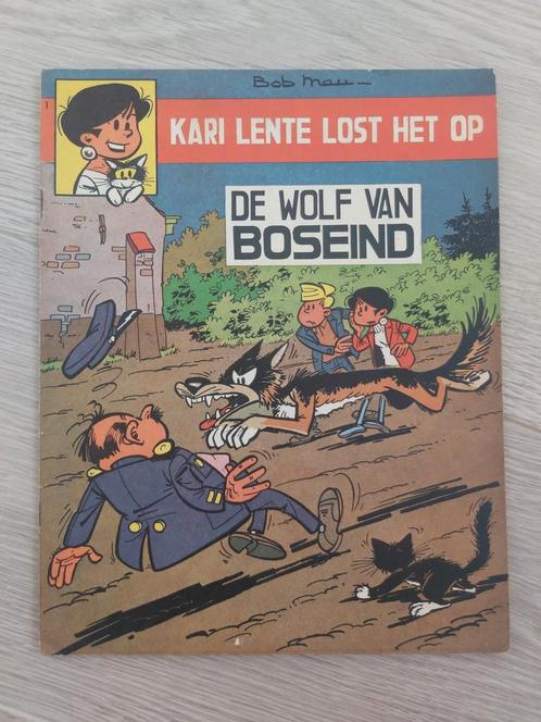 Kari Lente - De Wolf van Boseind - 1e druk, Boeken, Stripverhalen, Eén stripboek, Ophalen of Verzenden