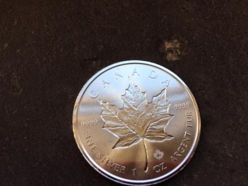 2018 Canada - Maple leaf double Incuse - 1 oz silver, Postzegels en Munten, Edelmetalen en Baren, Zilver, Ophalen of Verzenden
