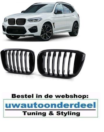 Grill Nieren Glans Zwart Enkel Spijl Voor Bmw X3 G01 X4 G02 beschikbaar voor biedingen