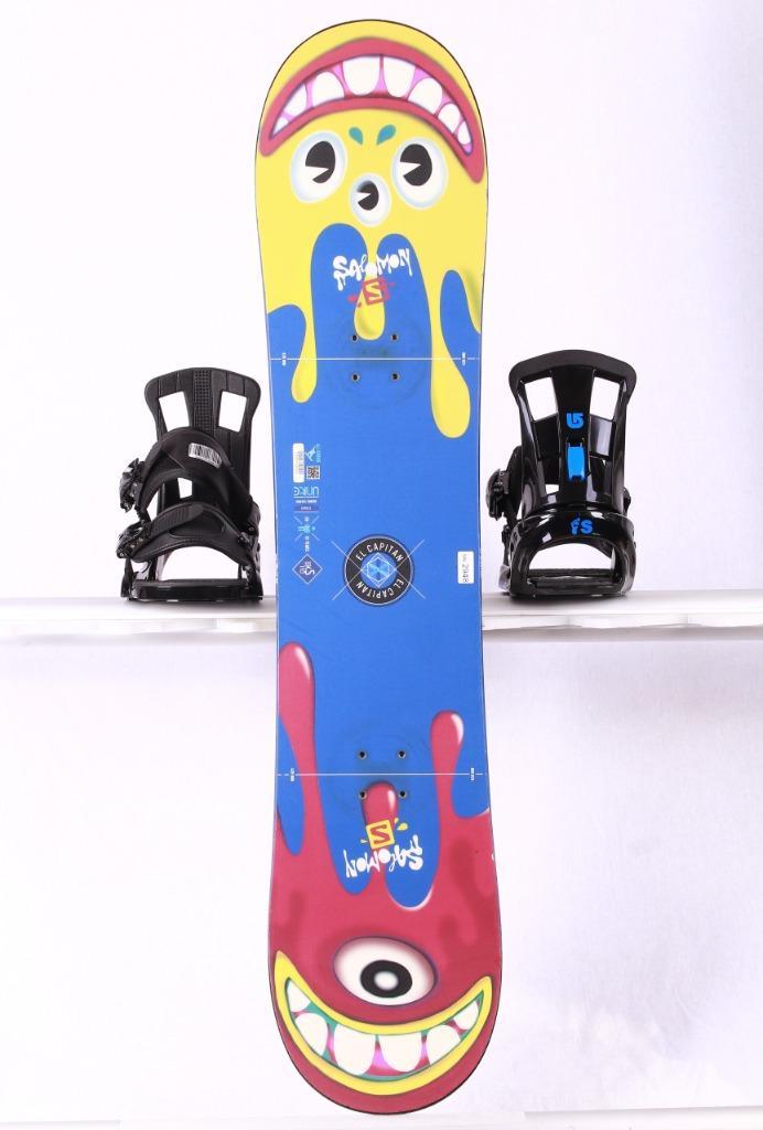 110 kinder snowboard SALOMON EL CAPITAN, Blue/red/yellow, Sport en Fitness, Snowboarden, Gebruikt, Board, Verzenden