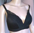 BH zwart met kant Sophie Hunkemoller 75 E, Kleding | Dames, Ondergoed en Lingerie, Verzenden, Zwart, BH