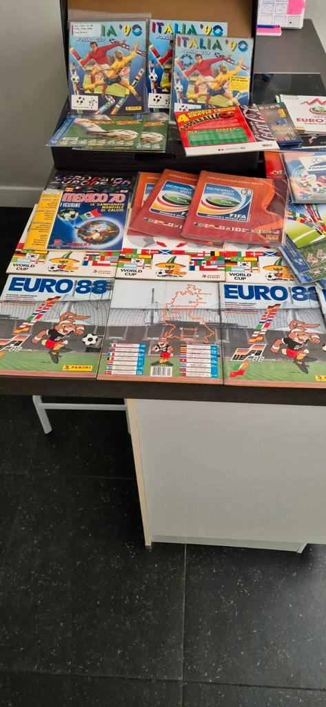 Panini EK EM EURO WK WM 1970 74 78 90 92 94 96 98 2000 04 06, Hobby en Vrije tijd, Stickers en Plaatjes, Zo goed als nieuw, Ophalen of Verzenden