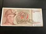 billet : Yougoslavie (Yougoslavie) 20000 DINARA mineur, Timbres & Monnaies, Enlèvement ou Envoi, Yougoslavie