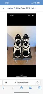 Jordan 6 Retro Oreo 2012 taille 9us/42,5, Comme neuf, Baskets, Noir, Jordan