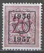 Belgie 1956 - OBP 661pre - Opdruk E - 20 c. (ZG), Postzegels en Munten, Verzenden, Postfris, Zonder gom