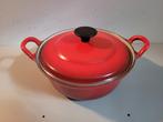 Le Creuset Model 20 Vintage braadpan, Huis en Inrichting, Ophalen of Verzenden, Gebruikt, Gietijzer, Kookpan of Snelkookpan