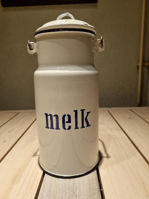 Emaillen Melkkan, Antiek en Kunst, Curiosa en Brocante, Ophalen of Verzenden