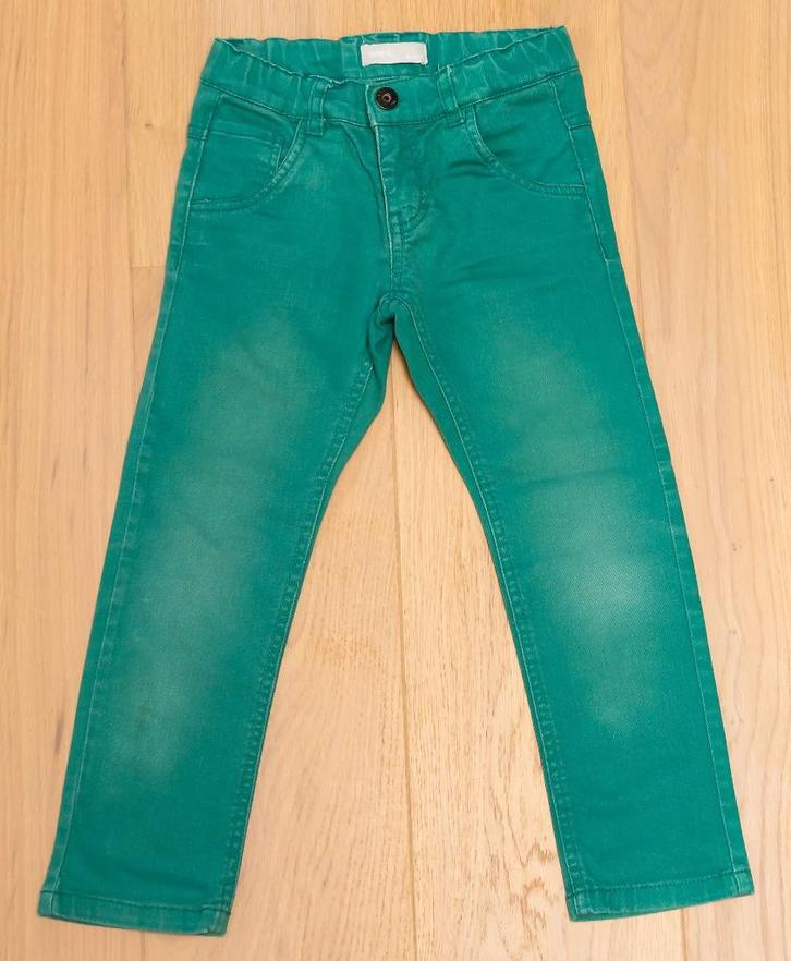 Donkergroene broek Name It, maat 5 jaar, Kinderen en Baby's, Kinderkleding | Maat 110, Gebruikt, Jongen, Broek, Ophalen of Verzenden