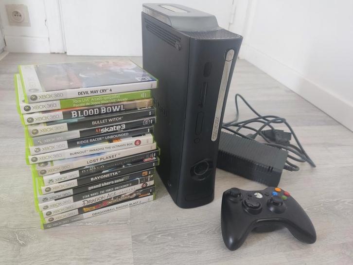 Xbox 360 lot, Games en Spelcomputers, Spelcomputers | Xbox 360, Gebruikt, 360 Arcade of Core, Met 1 controller, Met games, Ophalen of Verzenden