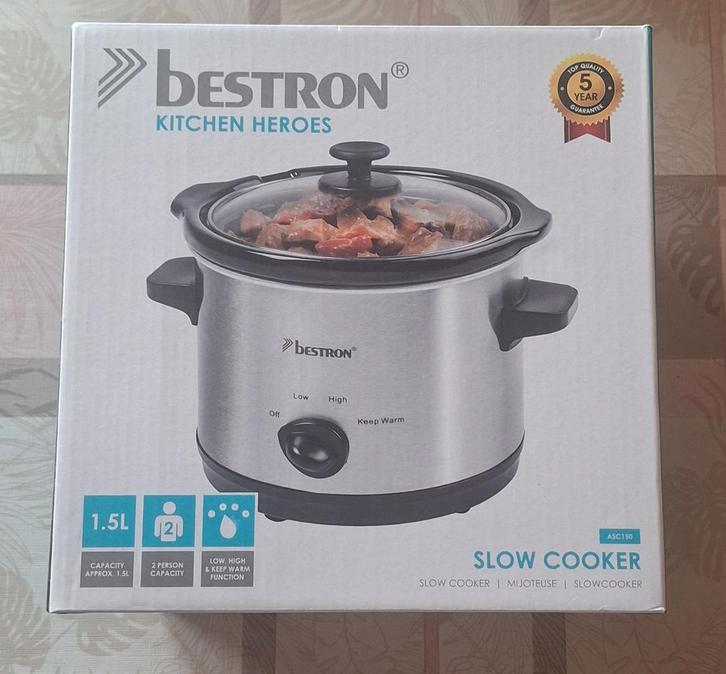 Bestron ASC150, Electroménager, Mijoteuses, Comme neuf, Enlèvement