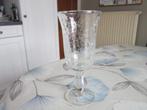 kristallen vaas kelkmodel, Overige kleuren, Ophalen of Verzenden, Minder dan 50 cm, Glas