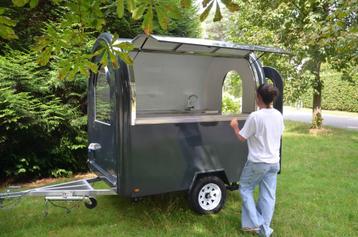 Foodtruck nieuw - Antraciet  beschikbaar voor biedingen