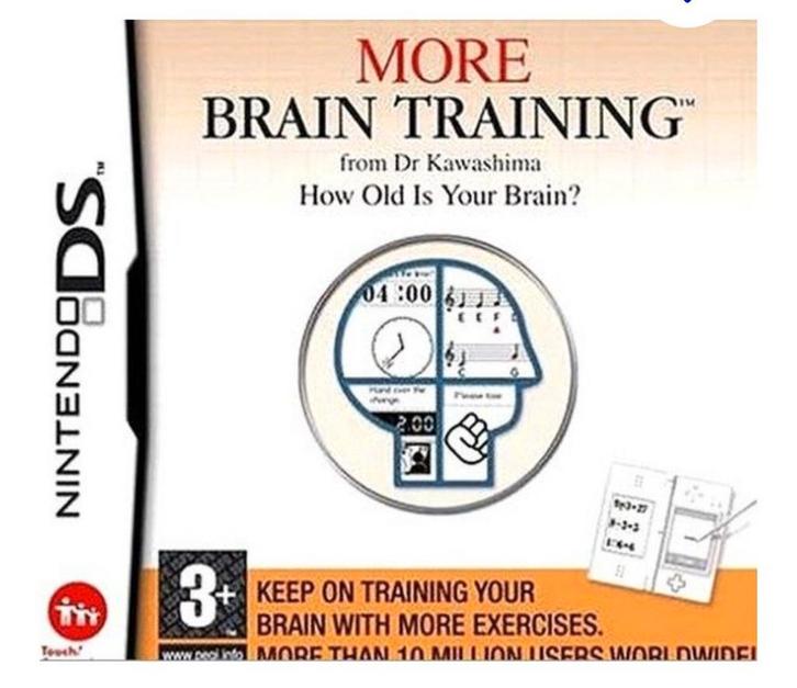 Dr. Kawashima's - Meer brain training, NDS, Games en Spelcomputers, Games | Nintendo DS, Zo goed als nieuw, Puzzel en Educatief