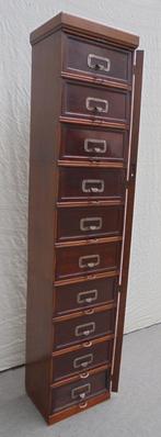 kleppenkast ladekast archiefkast papierkast, Antiek en Kunst, Ophalen of Verzenden