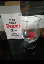 Duvel 3 liter glas met rode D, Nieuw, Duvel, Glas of Glazen, Ophalen of Verzenden