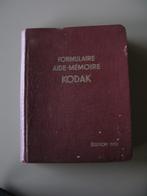 "KODAK" Formulaire aide - mémoire, Livres, Livres scolaires, Autres matières, Utilisé, Autres niveaux, Enlèvement ou Envoi