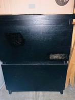 Commode/table de nuit Ikea MALM noire, Enlèvement, Utilisé