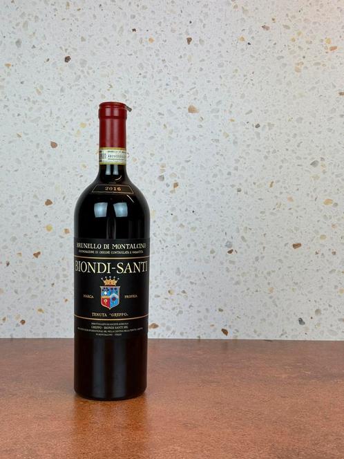 Biondi-Santi 2016 Brunello di Montalcino Tenuta Greppo, Verzamelen, Wijnen, Nieuw, Rode wijn, Italië, Vol, Ophalen