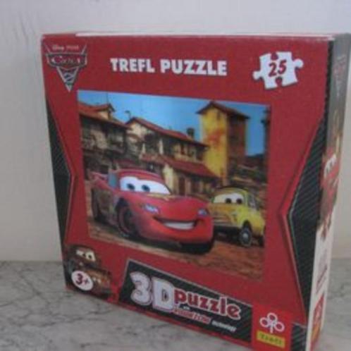 ✅ Lot de 2 Puzzles Cars, Kinderen en Baby's, Speelgoed | Kinderpuzzels, Zo goed als nieuw, Ophalen