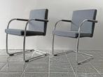2x Vitra Visasoft stoelen ZGAN (100 euro voor de set van 2), Metaal, Twee, Design, Ophalen of Verzenden