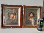 2 iconen Maria en Jezus, Verzamelen, Ophalen
