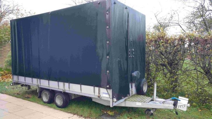 Aanhangwagen met huif, Auto diversen, Aanhangers en Bagagewagens, Gebruikt, Ophalen