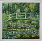 Monet: Waterlelievijver met Japanse brug, olieverfreplica, Verzenden
