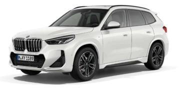 BMW X1 sDrive18i M Sport / PANODAK / TREKHAAK / DODE HOEK, Auto's, Gebruikt, Wit, Leder, Bedrijf