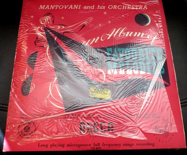 10 " VINYL - Mantovani And His Orchestra ‎- Favourites Vol.2, Cd's en Dvd's, Vinyl | Jazz en Blues, Gebruikt, Jazz, 1940 tot 1960