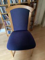 6 chaises, Vijf, Zes of meer stoelen, Blauw, Gebruikt, Hout