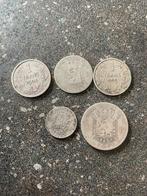 Zilveren munten Leopold 2 !, Postzegels en Munten, Ophalen of Verzenden