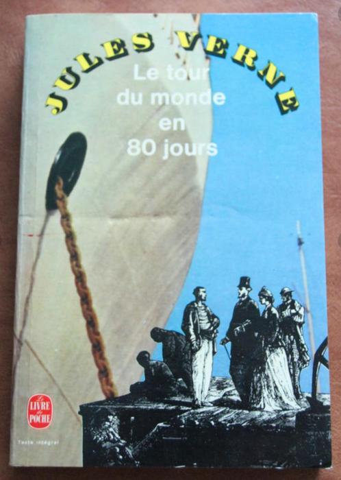 Livre de poche Le tour du monde en 80 jours Jules Verne, Livres, Littérature, Utilisé, Enlèvement ou Envoi