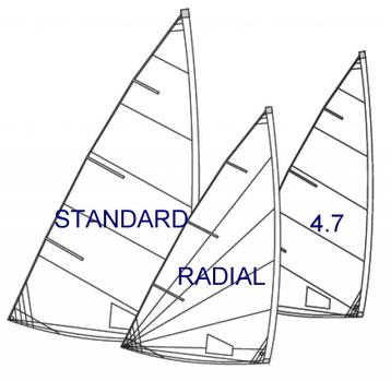 XD parts en zeilen voor Laser, masten, roeren, neerhalers  