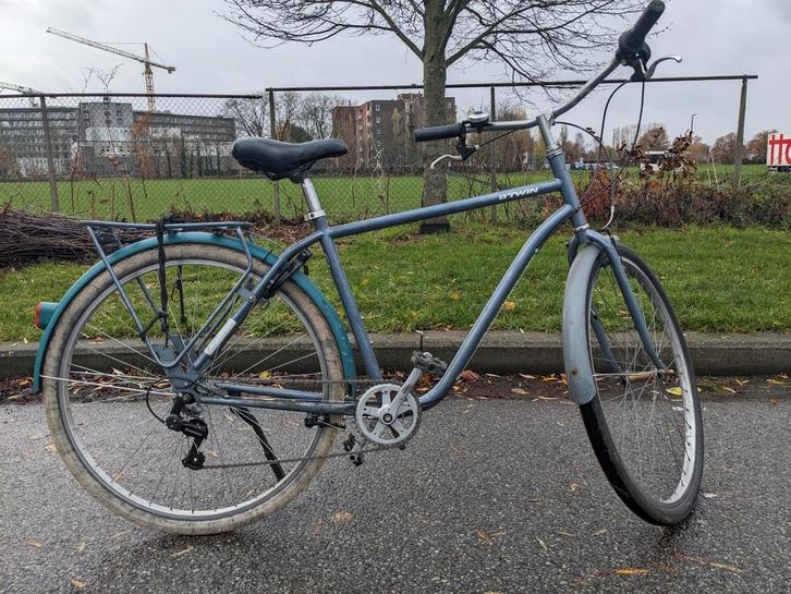 B'twin herenfiets met nieuwe onderdelen, Fietsen en Brommers, Fietsen | Heren | Sportfietsen en Toerfietsen, Gebruikt, Ophalen
