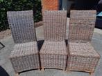 Rieten stoelen x 6, Ophalen, Gebruikt
