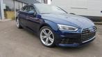 AUDI A5 SPORTBACK 2.0i G TRON - LEDER - GPS - CRUISE, Auto's, Audi, 1998 cc, 4 cilinders, CNG (Aardgas), Blauw