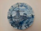 Delft blauw handgedecoreerd bord ter steege 1984 molen, Antiek en Kunst, Ophalen