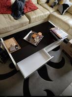 Table de salon avec deux tiroirs, Maison & Meubles, 100 à 150 cm, Moins de 50 cm, Verre, Enlèvement
