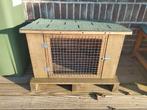 Clapier à lapin fait maison, toit SHINGLES, Enlèvement, Utilisé, Cage, Lapin