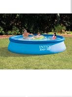 Het ronde zwembad intex est is 3,66 m, Zo goed als nieuw