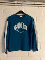 Blauw t-shirt met lange mouwen, CKS, 140, 10 jaar, Cks, Ophalen of Verzenden, Zo goed als nieuw, Shirt of Longsleeve