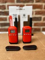 Motorola Talkies Walkies T42 Rouge, Télécoms, Comme neuf, 2 à 5 km, Avec clip de ceinture, Talkie-walkie ou Walkie-talkie