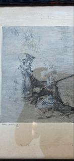 Ets, Antiek en Kunst, Kunst | Etsen en Gravures, Ophalen