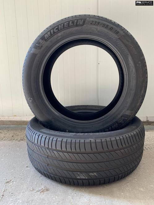 2x Michelin 235 55 18 Zomerbanden 6.5 mm, Auto-onderdelen, Banden en Velgen, Banden en Velgen, Zomerbanden, 18 inch, 235 mm, Gebruikt