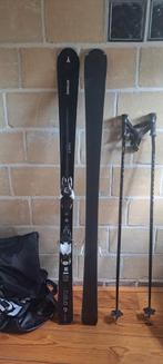 Atomic Cloud 9 Ski Zwart 157 cm met Leki stokken zwart, Sport en Fitness, Skiën en Langlaufen, Ophalen, Stokken, Zo goed als nieuw